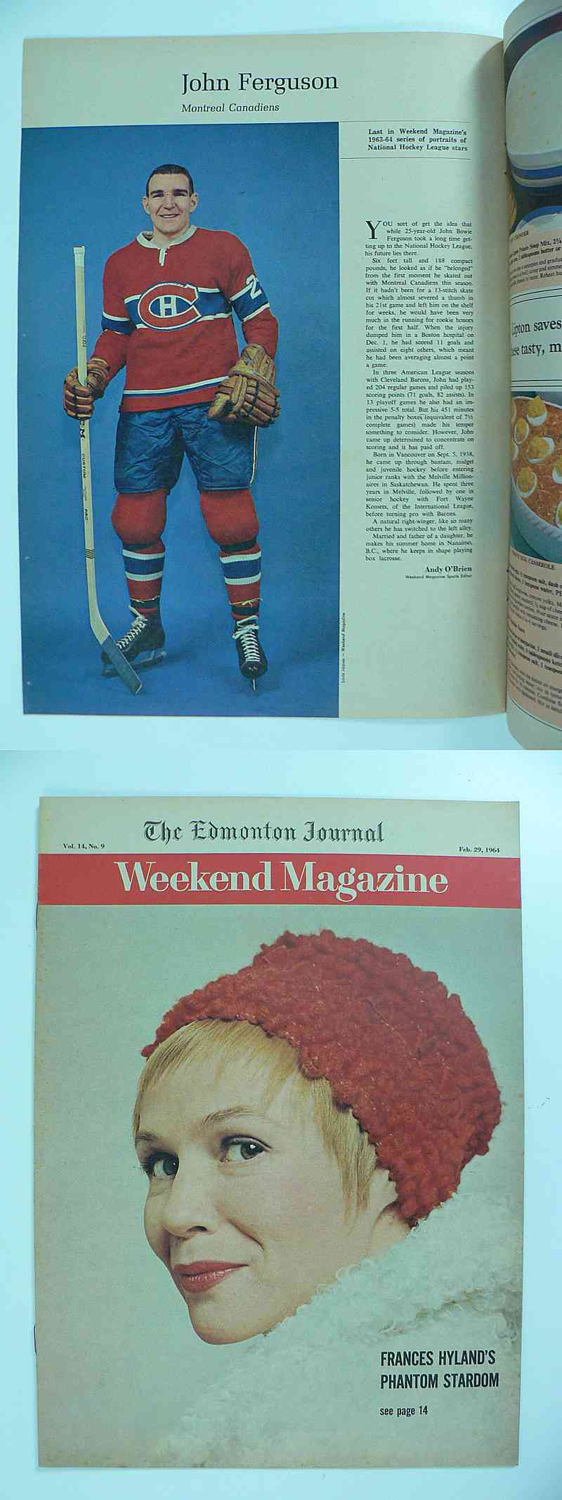 1964 WEEKEND FULL MAGAZINE J.FERGUSON PHOTO photo 1964 WEEKEND FULL MAGAZINE J.FERGUSON PHOTO photo