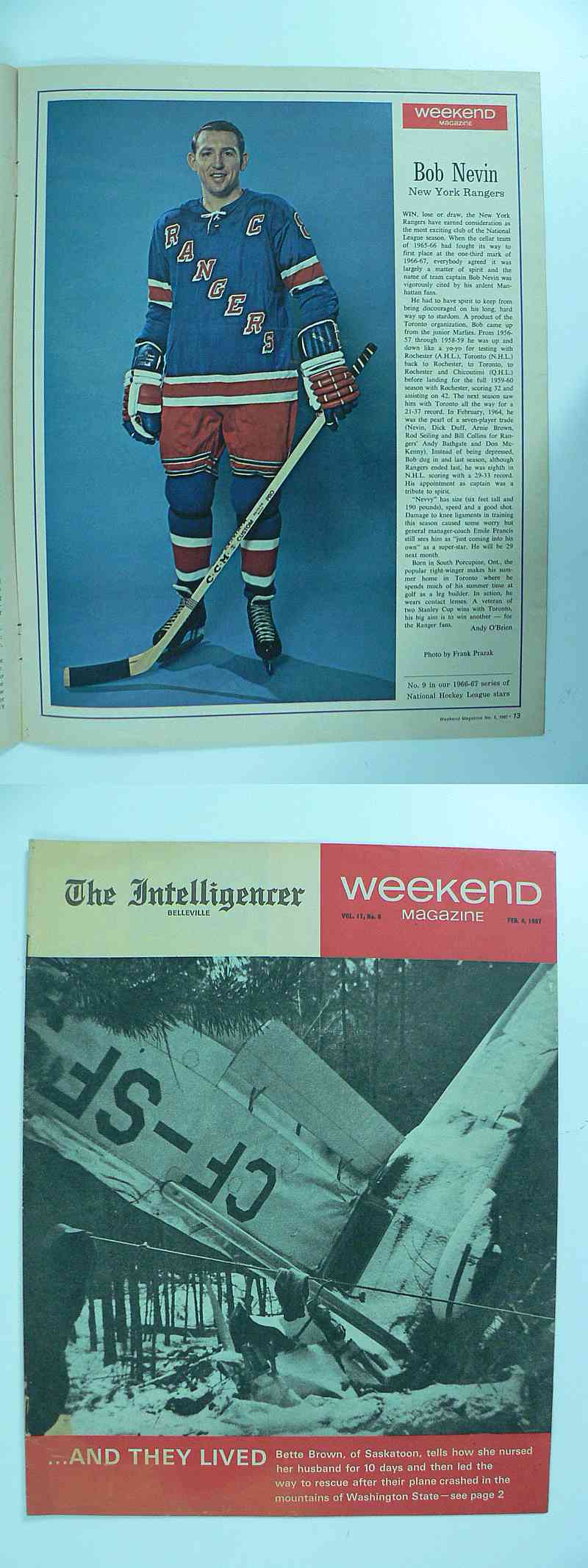 1967 WEEKEND FULL MAGAZINE B.NEVIN PHOTO photo 1967 WEEKEND FULL MAGAZINE B.NEVIN PHOTO photo