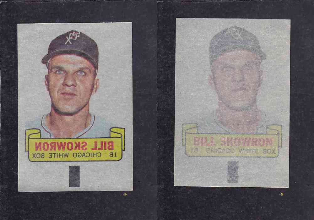 1966 TOPPS RUB-OFFS B. SKOWRON photo 1966 TOPPS RUB-OFFS B. SKOWRON photo