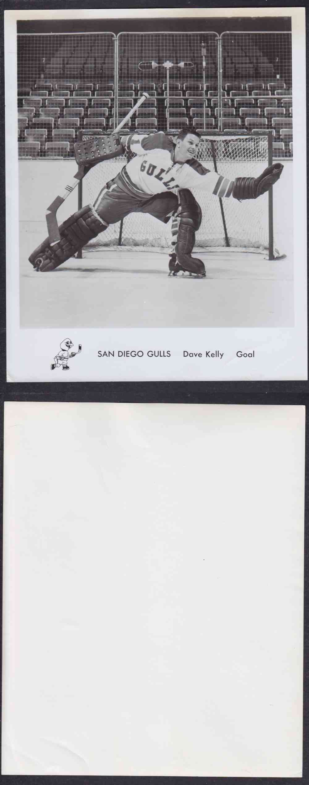 1960'S SAN DIEGO GULLS PHOTO D. KELLY photo 1960'S SAN DIEGO GULLS PHOTO D. KELLY photo