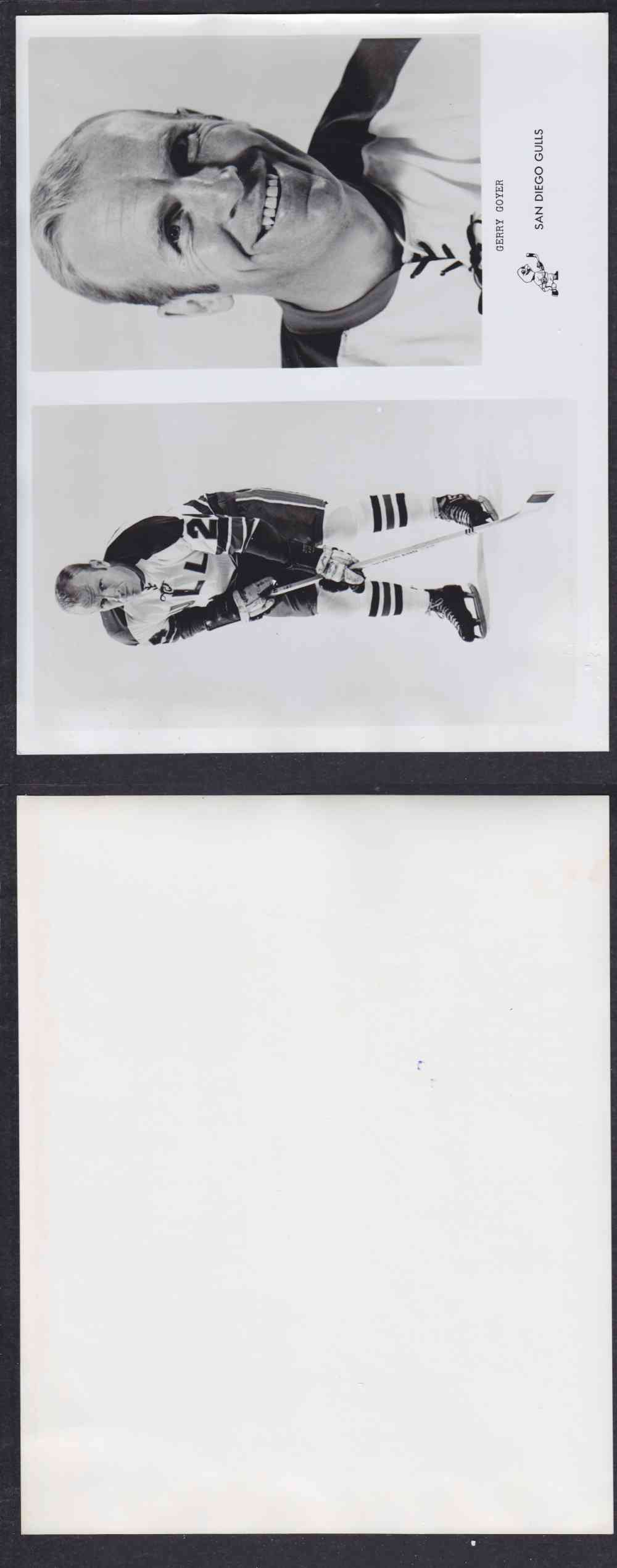 1960'S SAN DIEGO GULLS PHOTO G. GOYER photo 1960'S SAN DIEGO GULLS PHOTO G. GOYER photo
