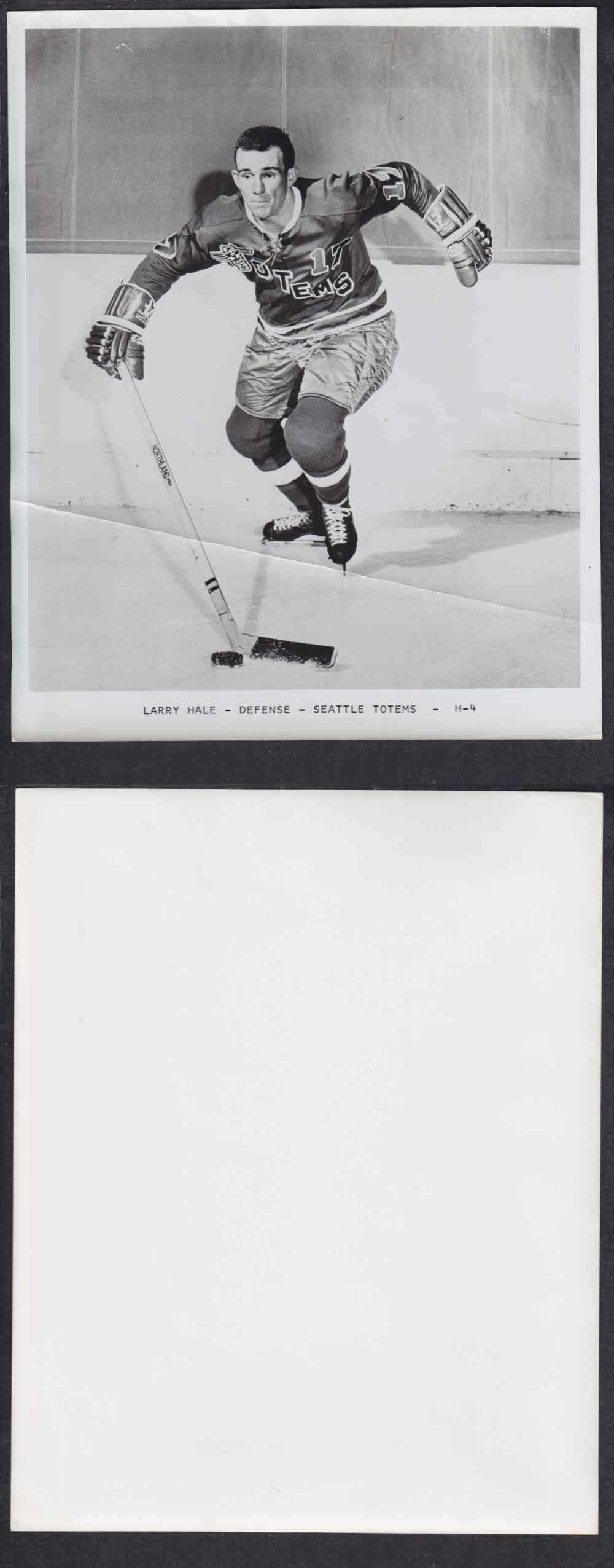 1960'S SEATTLE TOTEMS PHOTO L. HALE photo 1960'S SEATTLE TOTEMS PHOTO L. HALE photo