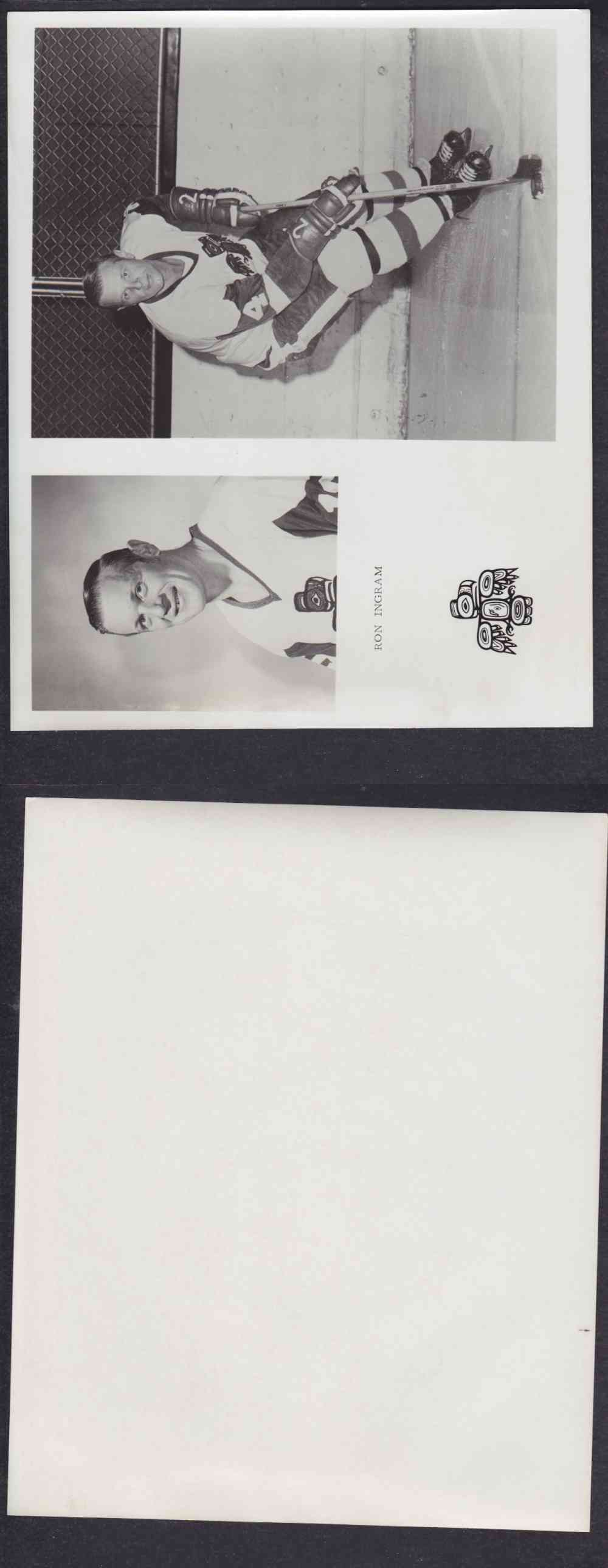 1960'S SEATTLE TOTEMS PHOTO R. INGRAM photo 1960'S SEATTLE TOTEMS PHOTO R. INGRAM photo