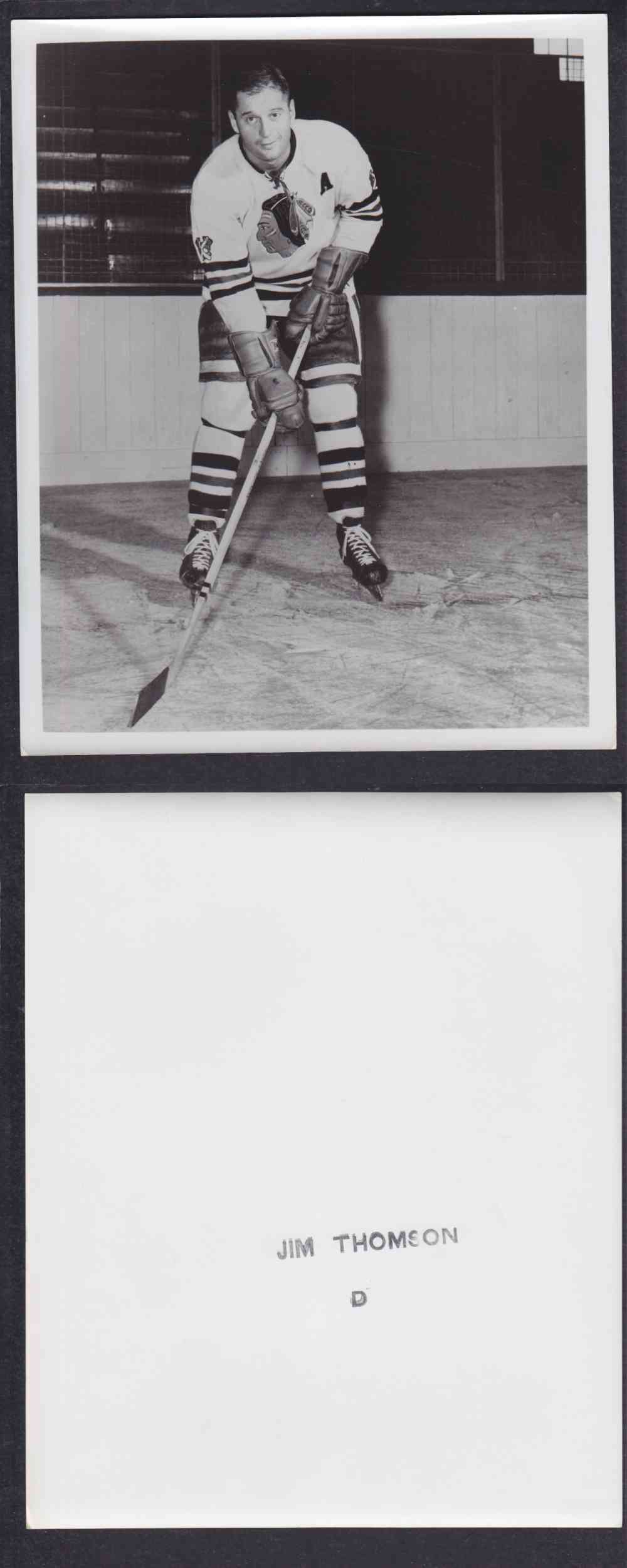 1950'S CHICAGO BLACKHAWKS PHOTO J. THOMSON photo