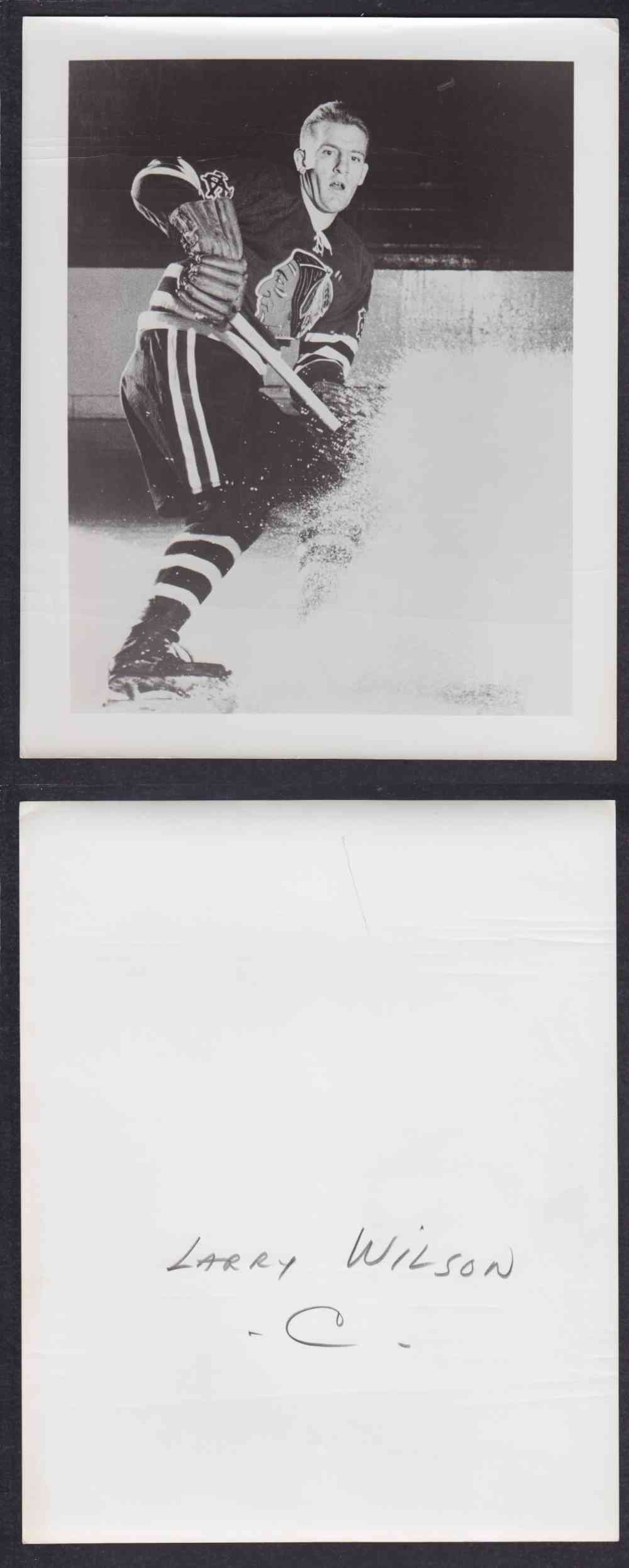 1950'S CHICAGO BLACKHAWKS PHOTO L. WILSON photo