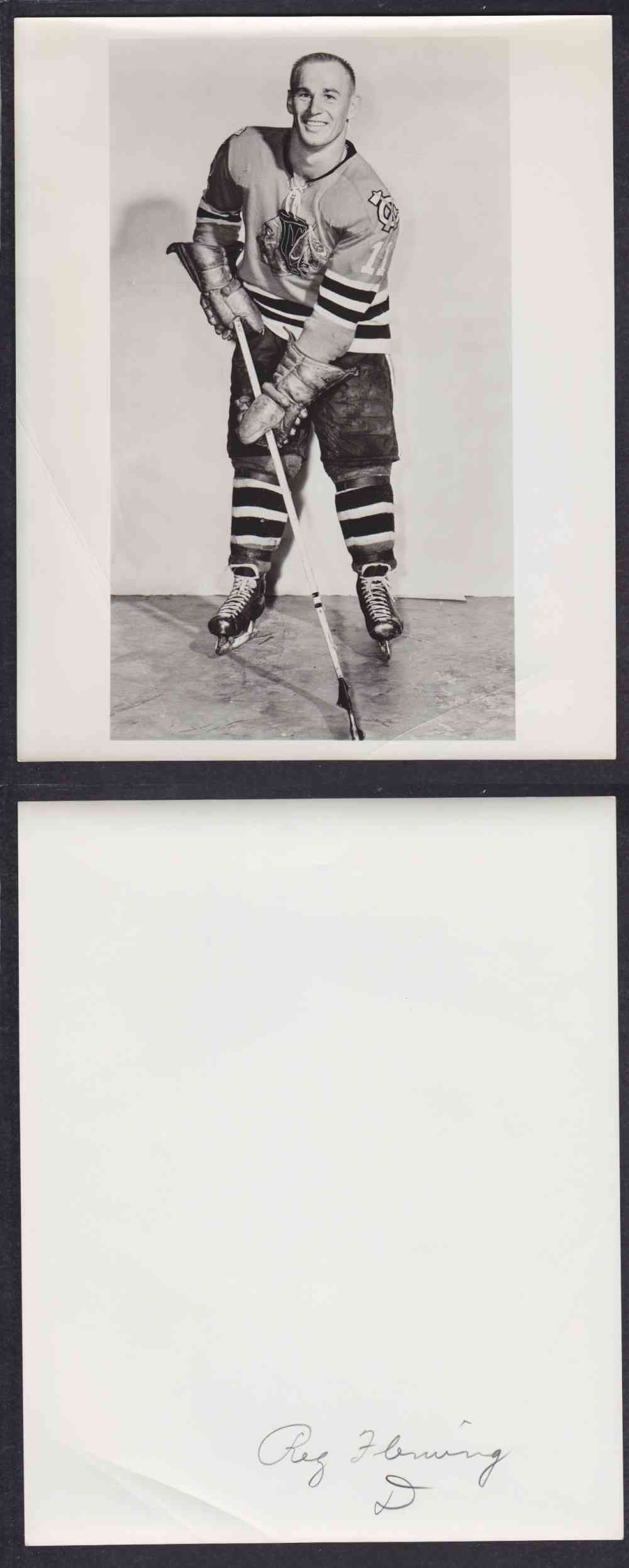 1960'S CHICAGO BACKHAWKS PHOTO R. FLEMING photo 1960'S CHICAGO BACKHAWKS PHOTO R. FLEMING photo