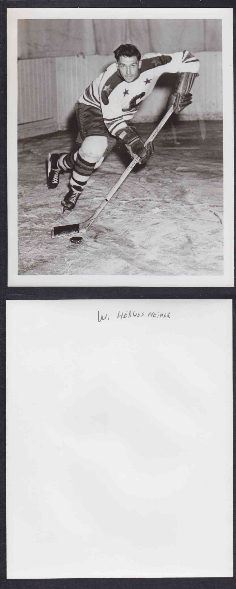 1950'S CLEVELAND BARONS PHOTO W. HERGESHEIMER photo