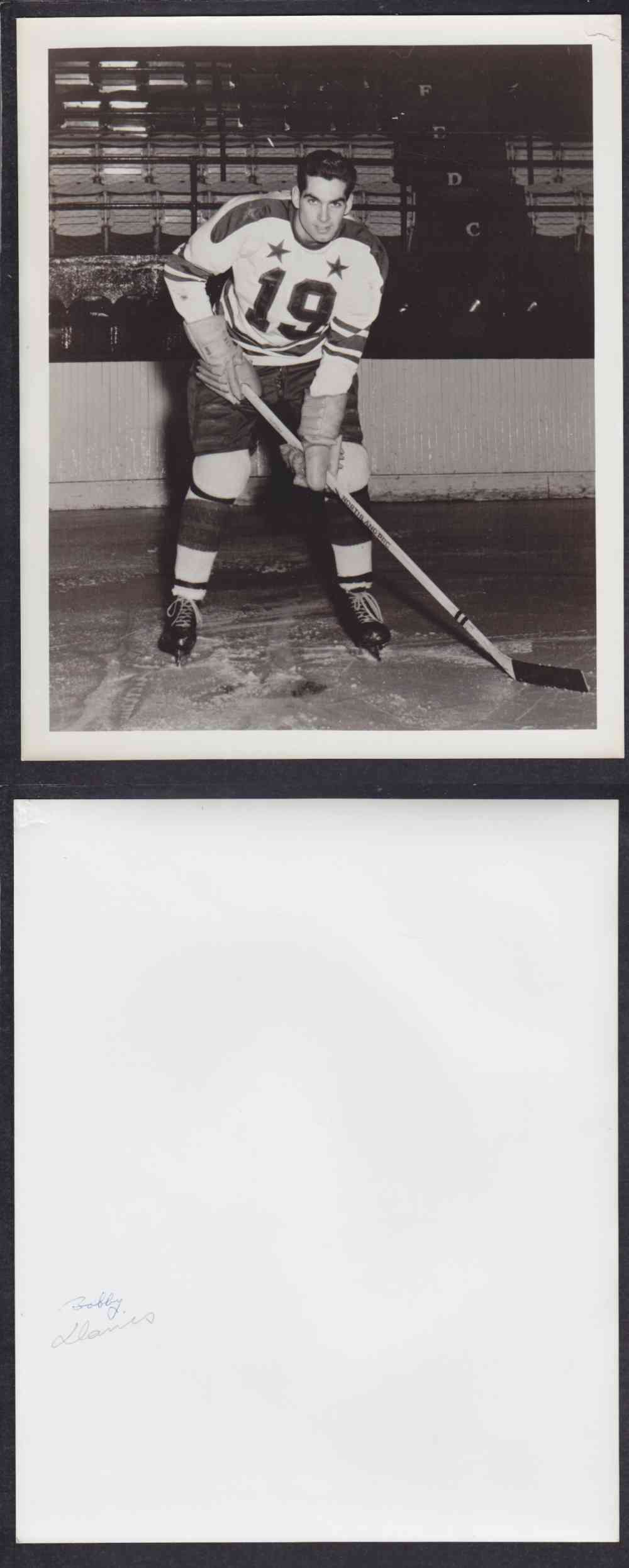 1950'S CLEVELAND BARONS PHOTO D. DANIES photo