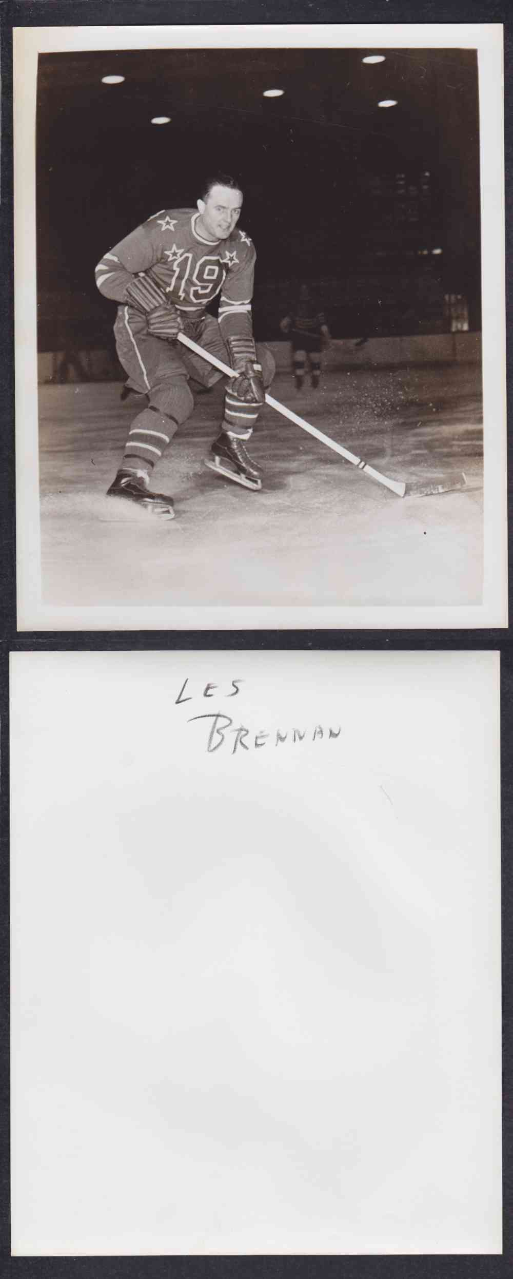 1950'S CLEVELAND BARONS PHOTO L. BRENNAN photo