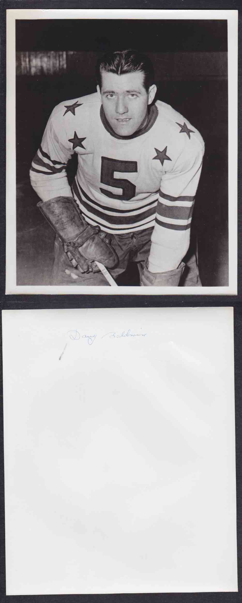 1950'S CLEVELAND BARONS PHOTO D. BALDWIN photo