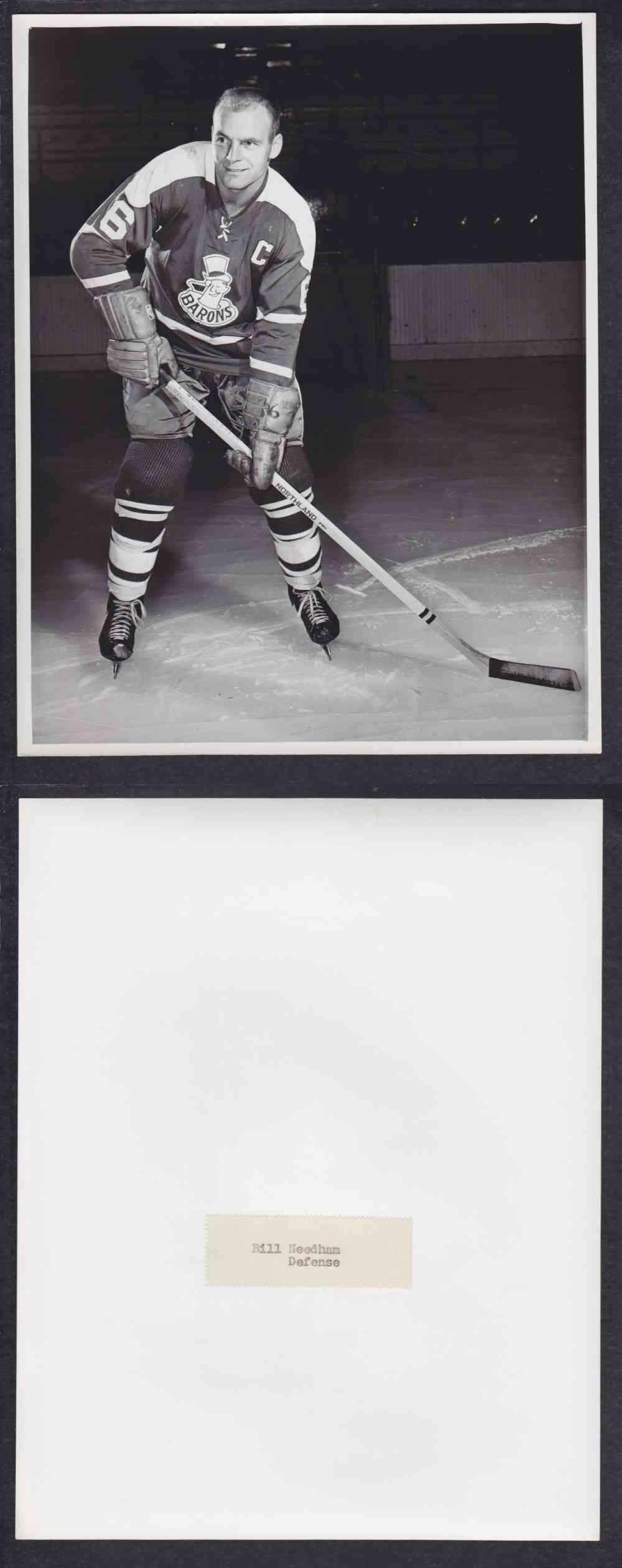 1960'S CLEVELAND BARONS PHOTO B. NEEDHAM photo 1960'S CLEVELAND BARONS PHOTO B. NEEDHAM photo
