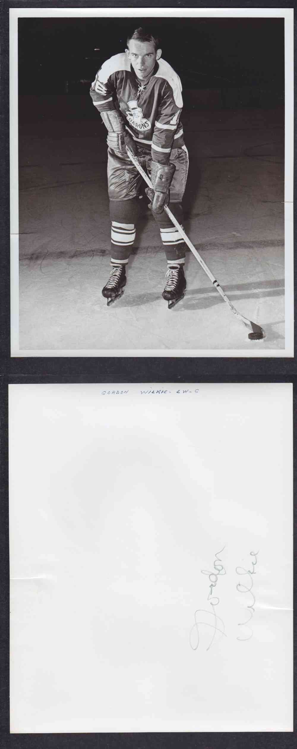 1960'S CLEVELAND BARONS PHOTO G. WILKIE photo 1960'S CLEVELAND BARONS PHOTO G. WILKIE photo