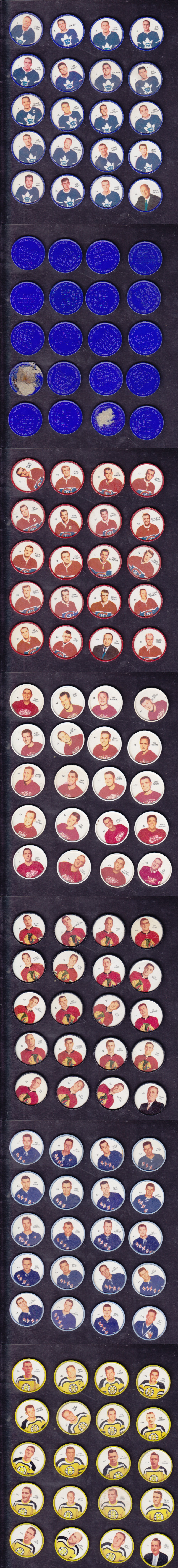 1960-61 SHIRRIFF HOCKEY COIN FULL SET 120/120 photo