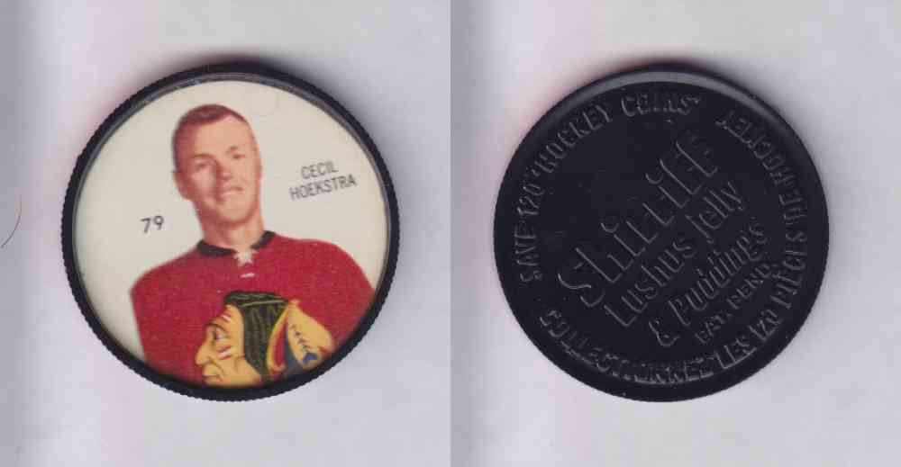 1960-61 SHIRRIFF HOCKEY COIN  #79  C. HOEKSTRA photo
