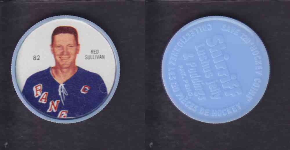 1960-61 SHIRRIFF HOCKEY COIN  #82  R. SULLIVAN photo