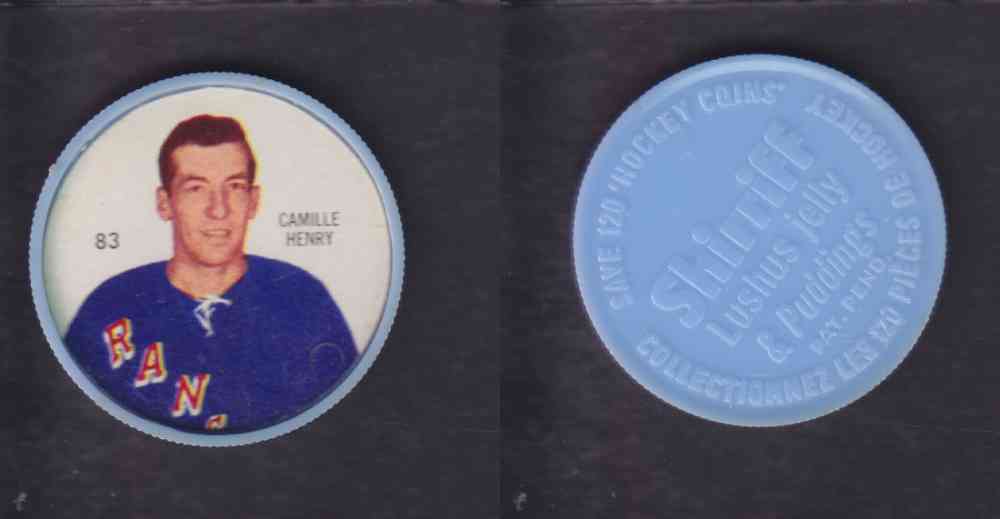 1960-61 SHIRRIFF HOCKEY COIN  #83  C. HENRY photo
