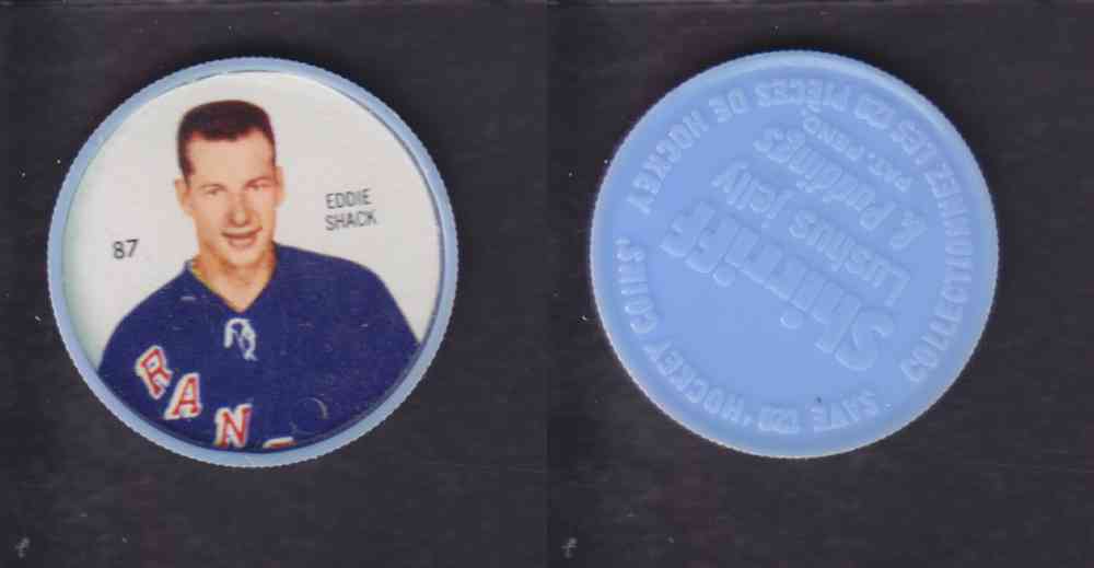 1960-61 SHIRRIFF HOCKEY COIN #87 E. SHACK photo 1960-61 SHIRRIFF HOCKEY COIN #87 E. SHACK photo