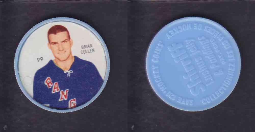 1960-61 SHIRRIFF HOCKEY COIN #99 B. CULLEN photo 1960-61 SHIRRIFF HOCKEY COIN #99 B. CULLEN photo