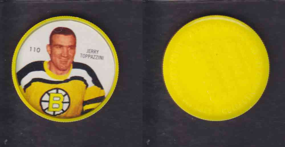 1960-61 SHIRRIFF HOCKEY COIN #110 J. TOPPAZZINI photo 1960-61 SHIRRIFF HOCKEY COIN #110 J. TOPPAZZINI photo