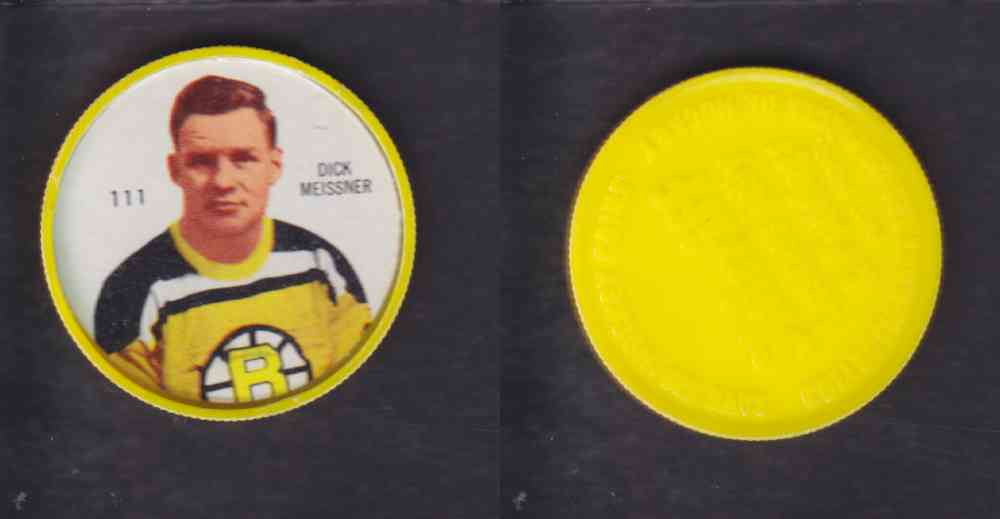 1960-61 SHIRRIFF HOCKEY COIN #111 D. MEISSNER photo 1960-61 SHIRRIFF HOCKEY COIN #111 D. MEISSNER photo