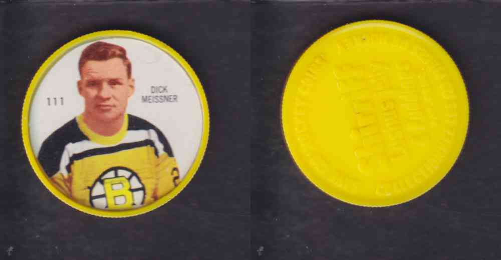 1960-61 SHIRRIFF HOCKEY COIN #111 D. MEISSNER photo 1960-61 SHIRRIFF HOCKEY COIN #111 D. MEISSNER photo