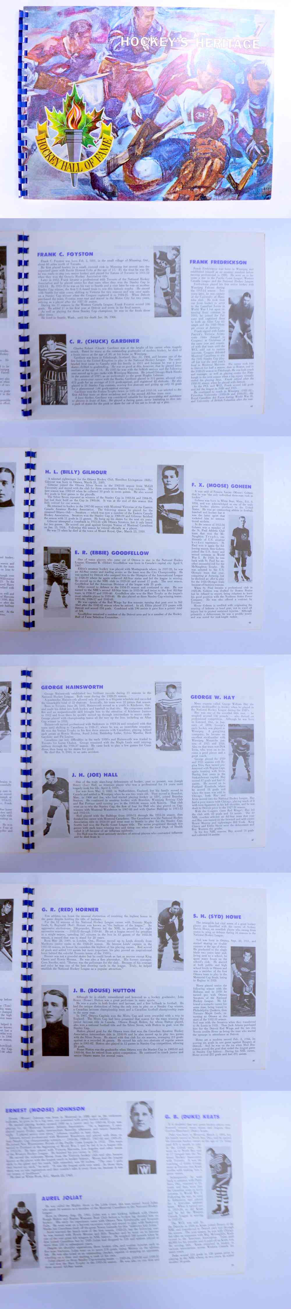1970 HOCKEY HALL OF FAME PROGRAM photo 1970 HOCKEY HALL OF FAME PROGRAM photo