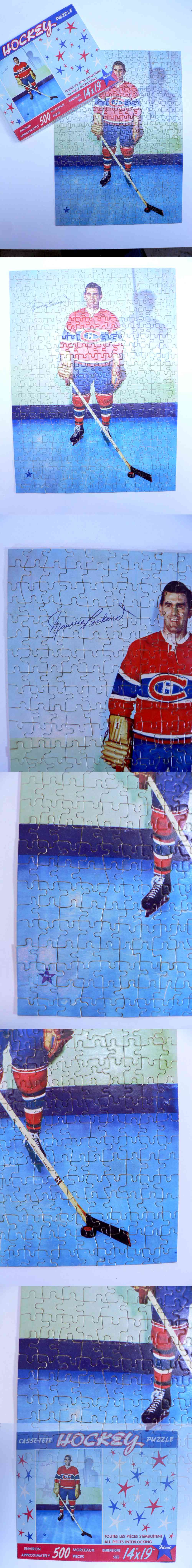 1950'S DISPENSACO MONTREAL CANADIEN MAURICE RICHARD PUZZLE photo