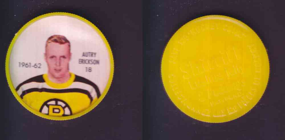 1961-62 SHIRRIFF SALADA HOCKEY COIN #18 A. ERICKSON photo 1961-62 SHIRRIFF SALADA HOCKEY COIN #18 A. ERICKSON photo