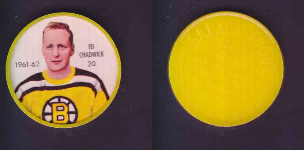 1961-62 SHIRRIFF SALADA HOCKEY COIN #20 E. CHADWICK photo 1961-62 SHIRRIFF SALADA HOCKEY COIN #20 E. CHADWICK photo