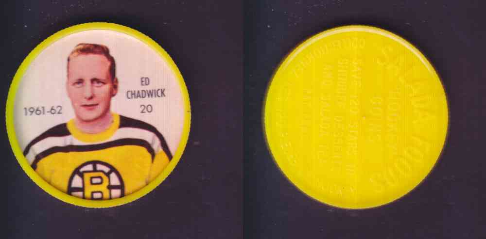 1961-62 SHIRRIFF SALADA HOCKEY COIN #20 E. CHADWICK photo 1961-62 SHIRRIFF SALADA HOCKEY COIN #20 E. CHADWICK photo