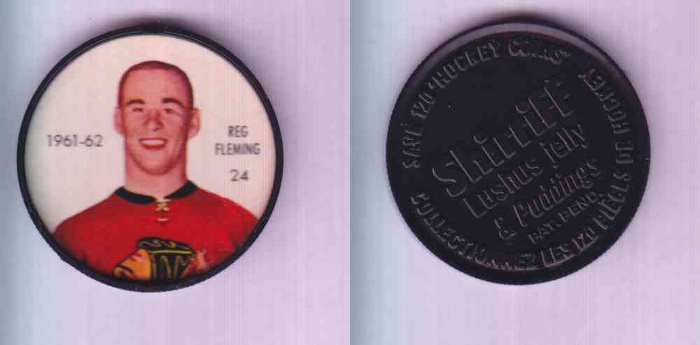 1961-62 SHIRRIFF SALADA HOCKEY COIN #24 R. FLEMING photo 1961-62 SHIRRIFF SALADA HOCKEY COIN #24 R. FLEMING photo