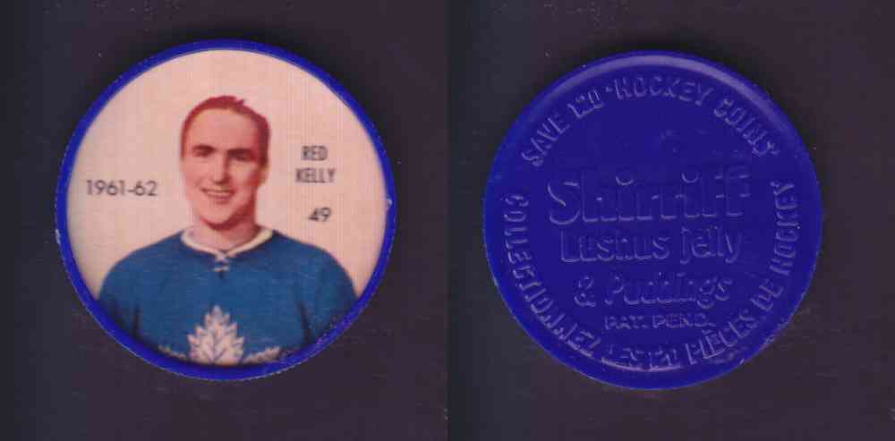 1961-62 SHIRRIFF SALADA HOCKEY COIN #49 R. KELLY photo 1961-62 SHIRRIFF SALADA HOCKEY COIN #49 R. KELLY photo