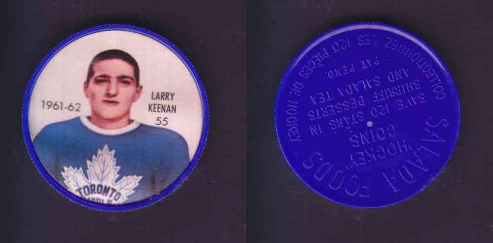 1961-62 SHIRRIFF SALADA HOCKEY COIN #55 L. KENAN photo 1961-62 SHIRRIFF SALADA HOCKEY COIN #55 L. KENAN photo
