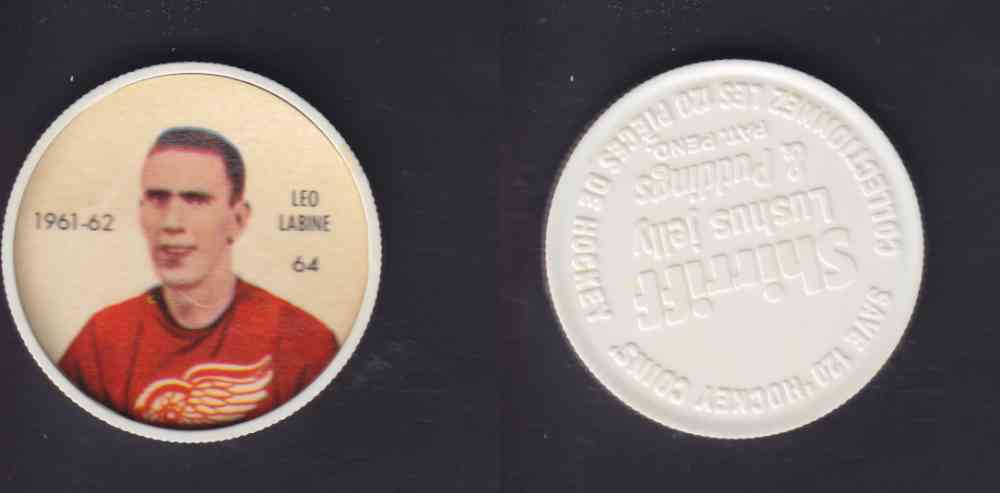 1961-62 SHIRRIFF SALADA HOCKEY COIN #64 L. LABINE photo 1961-62 SHIRRIFF SALADA HOCKEY COIN #64 L. LABINE photo