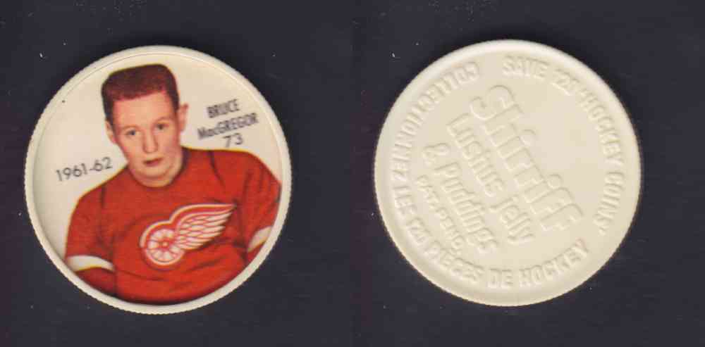 1961-62 SHIRRIFF SALADA HOCKEY COIN #73 B. MacGREGOR photo 1961-62 SHIRRIFF SALADA HOCKEY COIN #73 B. MacGREGOR photo