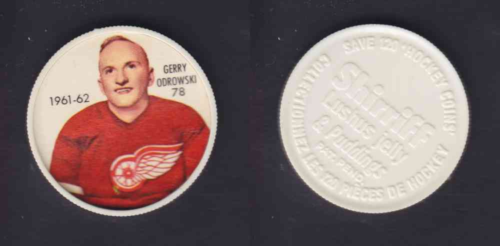 1961-62 SHIRRIFF SALADA HOCKEY COIN #78 G. ODROWSKI photo 1961-62 SHIRRIFF SALADA HOCKEY COIN #78 G. ODROWSKI photo