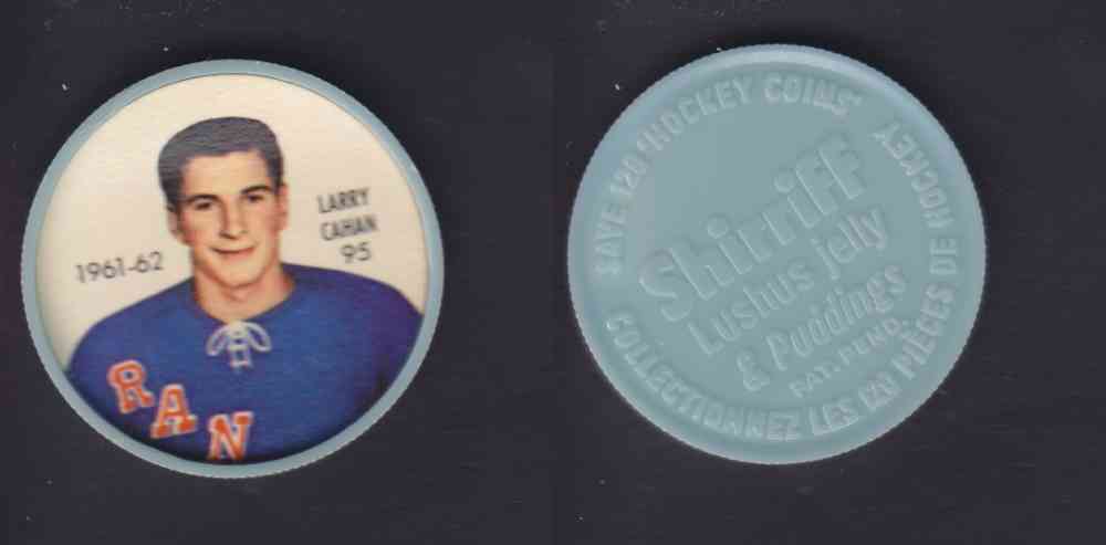 1961-62 SHIRRIFF SALADA HOCKEY COIN #95 L. CAHAN photo 1961-62 SHIRRIFF SALADA HOCKEY COIN #95 L. CAHAN photo