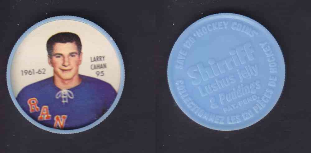 1961-62 SHIRRIFF SALADA HOCKEY COIN #95 L. CAHAN photo 1961-62 SHIRRIFF SALADA HOCKEY COIN #95 L. CAHAN photo