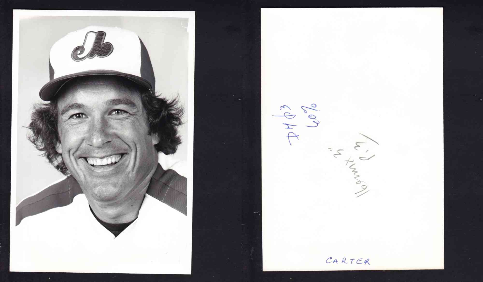 1970'S MONTREAL EXPOS PHOTO G. CARTER photo 1970'S MONTREAL EXPOS PHOTO G. CARTER photo