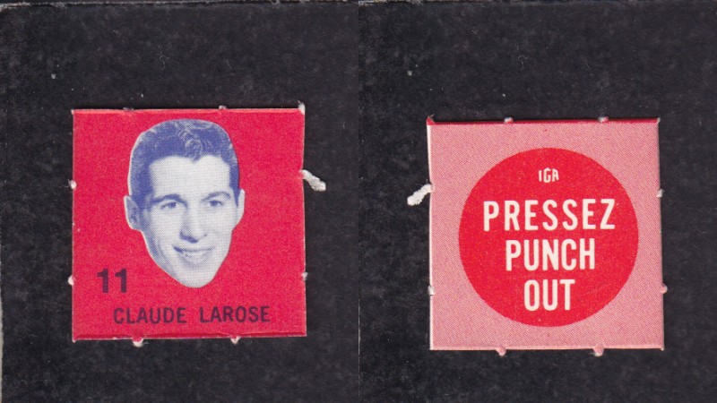 1967-68 IGA MONTREAL CANADIENS HOCKEY CARD C. LAROSE photo 1967-68 IGA MONTREAL CANADIENS HOCKEY CARD C. LAROSE photo