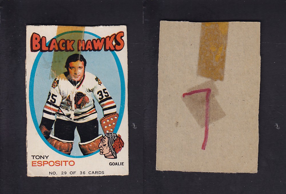 1971-72 BAZOOKA HOCKEY CARD #29 T. ESPOSITO photo