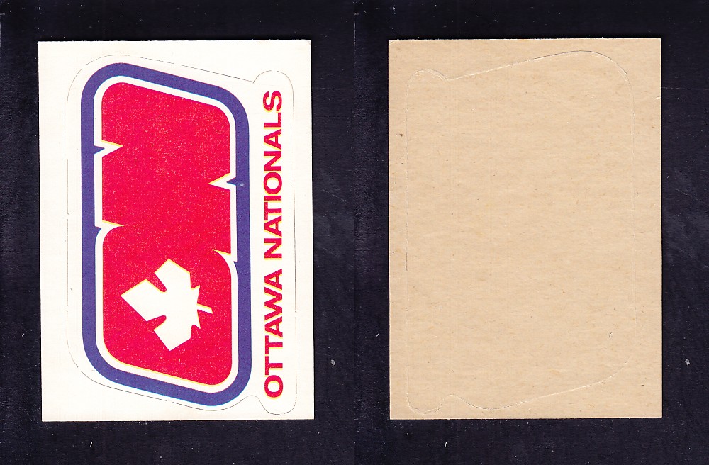1972-73 O-P-C WHA TEAM EMBLEM OTTAWA NATIONALS photo 1972-73 O-P-C WHA TEAM EMBLEM OTTAWA NATIONALS photo