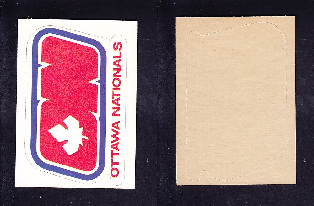 1972-73 O-P-C WHA TEAM EMBLEM OTTAWA NATIONALS photo 1972-73 O-P-C WHA TEAM EMBLEM OTTAWA NATIONALS photo