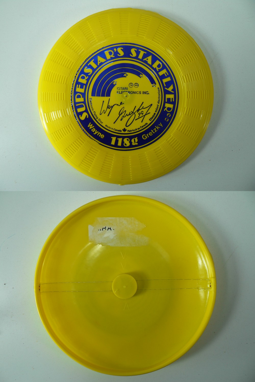 1983 WAYNE GRETZKY SUPERSTARS STARFLYER FRISBEE photo