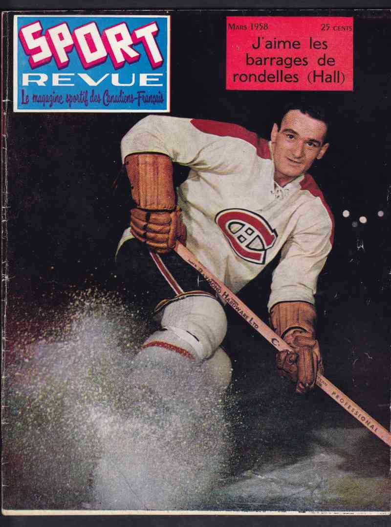 1958 LES SPORTS FULL MAGAZINE M.BONIN ON COVER photo