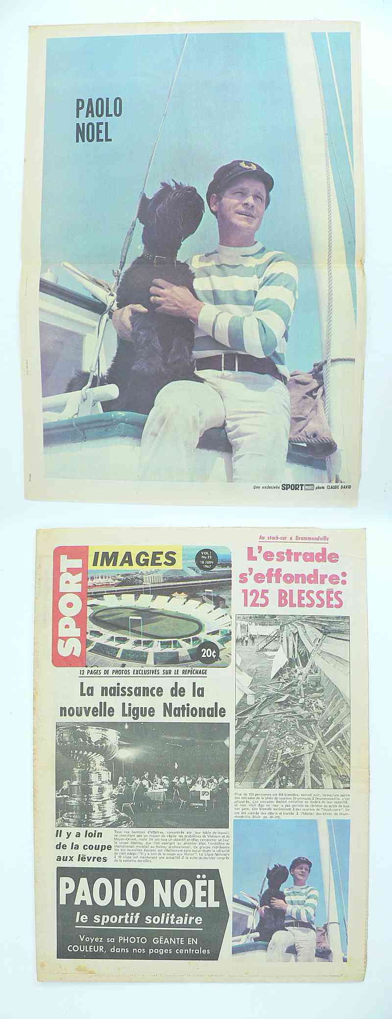1967 SPORT IMAGES FULL MAGAZINE P.NOEL POSTER photo 1967 SPORT IMAGES FULL MAGAZINE P.NOEL POSTER photo
