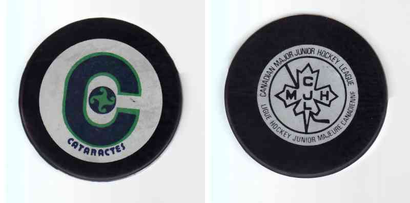 1973-81 QMJHL VICEROY SHAWINIGAN CATARACTES GAME PUCK photo