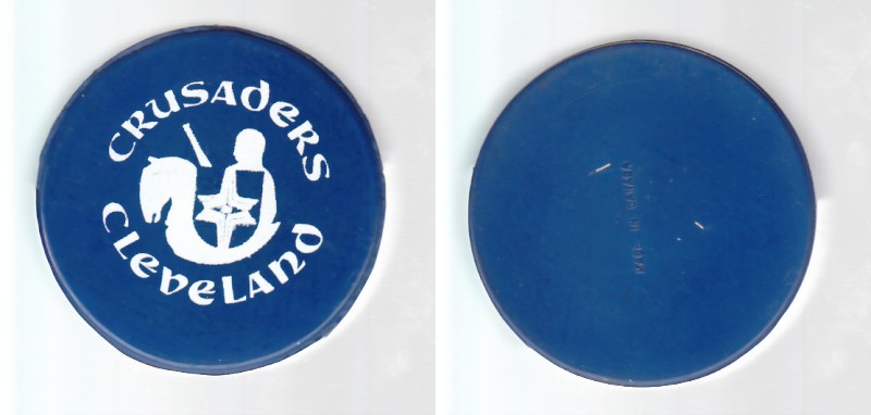 1972-75 WHA BILTRITE CLEVELAND CRUSADERS PUCK photo