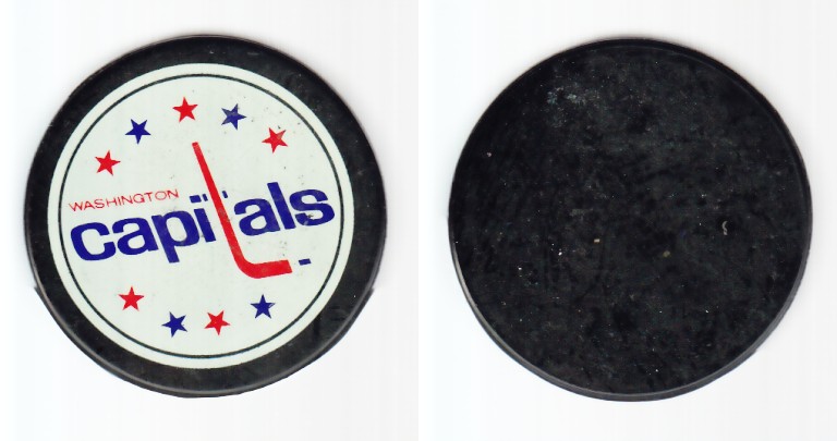 1980-87 NHL VICEROY WASHINTON CAPITALS PUCK photo