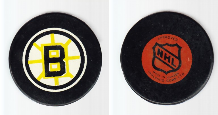 1979-80 NHL BILTRITE BOSTON BRUINS GAME PUCK photo 1979-80 NHL BILTRITE BOSTON BRUINS GAME PUCK photo